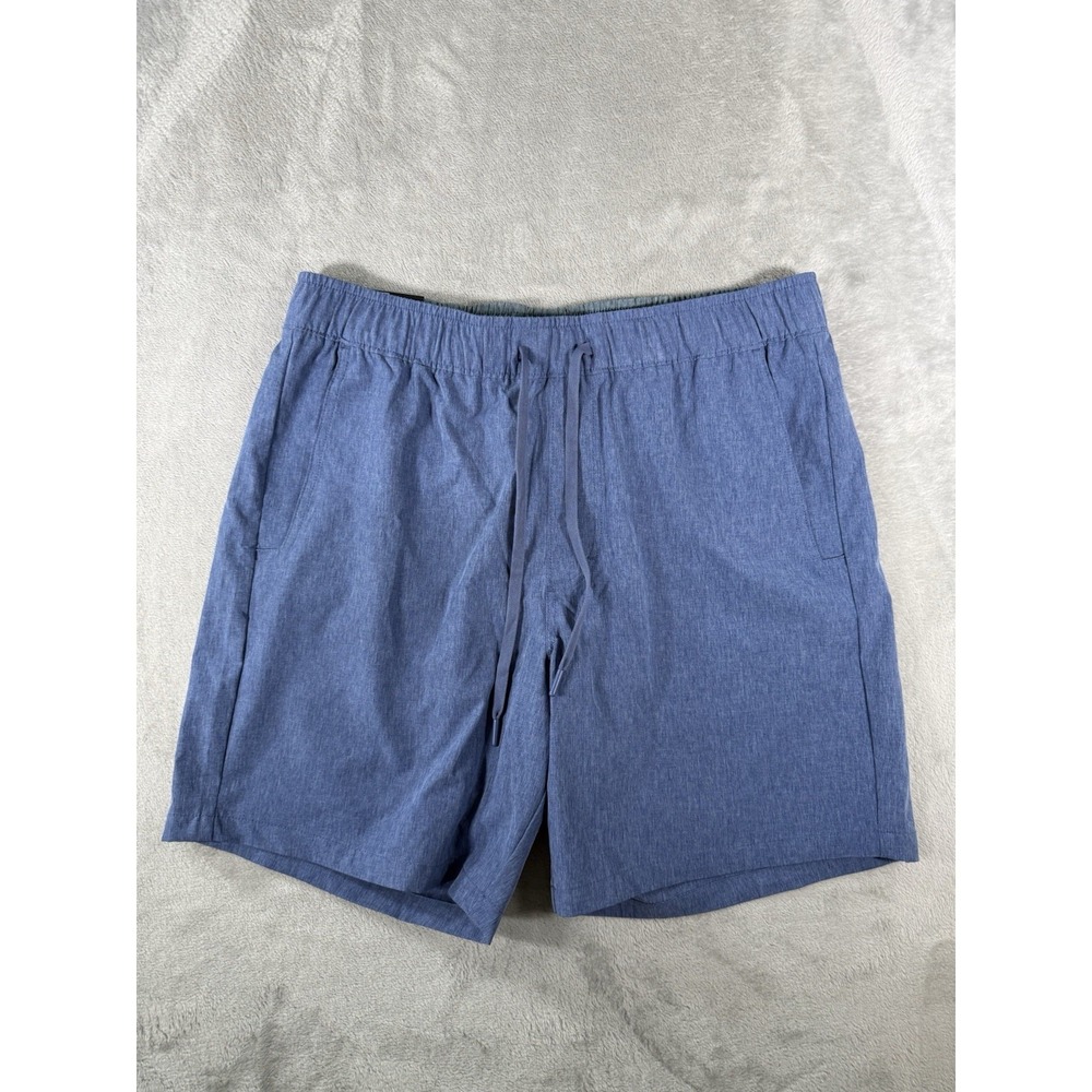 Eddie Bauer Shorts Men's Large Blue Pull On Stretch Performance UPF 50 NWT